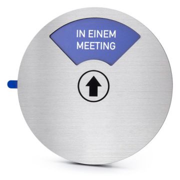Türschild, 4-fach verstellbar Kunststoff, d= 130 mm