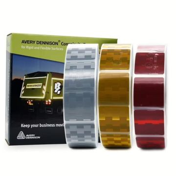 Avery Dennison® ECE 104 Konturmarkierung für Planen, segmentiert, 50 m