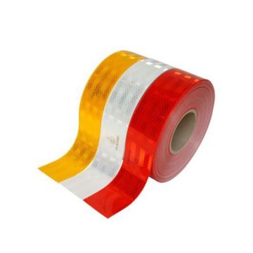 ECE 104 Konturmarkierung für Festaufbauten, 3M/Reflexallen, durchgehend, 50 mm x 12,5 m