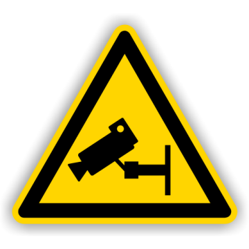 Warnschild, Videoüberwachung praxisbewährt