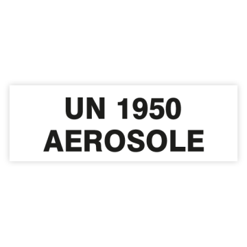 UN-Nummern-Etiketten UN 1950 (AEROSOLE), 150 x 50 mm