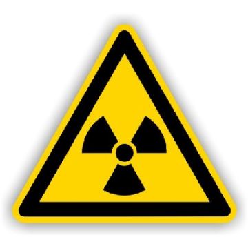 Warnschild, Warnung vor radioaktiven Stoffen, ISO 7010