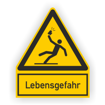 Warnschild, Warnung vor Lebensge. d. gef. Selfies, praxisbewährt, Kunststoff, 200 x 244 mm