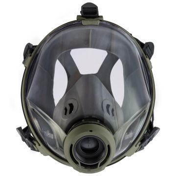 EKASTU Safety Vollmaske C 701 (Klasse 3) olive/black, aus hochwertigem hypoallergenem TPR