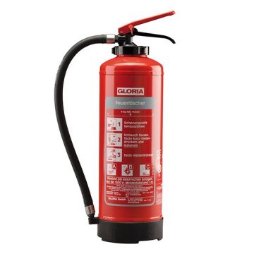 Gloria Pulver-Aufladefeuerlöscher P 6 EASY Brandklasse A, B und C Löschmittel: 6 kg