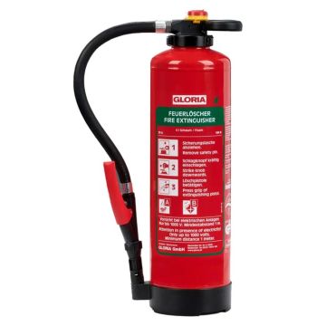 Gloria Schaumfeuerlöscher SKA+ 6 PRO Brandklasse A und B, Löschmittel: 6 Liter