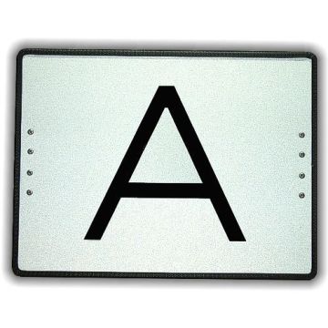 Abfall-Warntafel, gem. KrW-/AbfG, starr, refl. m. Halteb., Stahl, verzinkt, 400 x 300 mm, weiß