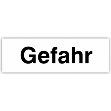GHS-Signalwort Gefahr,  Folie, verschiedene Formate