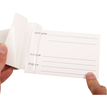 GHS-Grundplakette zur Selbstbeschriftung, Folie mit anhängendem Laminat, 105 x 74 mm, 5 St./VE