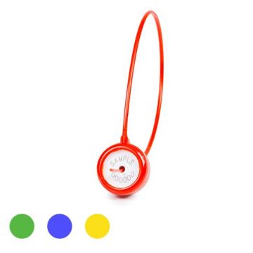 Individuelle Durchziehplombe MINI, 150 mm NL, Plombenband Ø 1,35 mm, in verschiedenen Farben