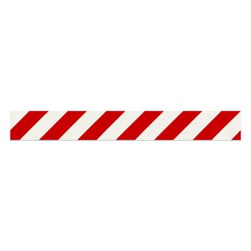 PREMARK Thermoplastik Streifen, Sicherheitslinie, rot/weiß, 1000 x 100 mm