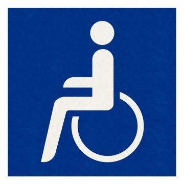 PREMARK Thermoplastik, Behindertenparkplatz, 1000 x 1000 mm