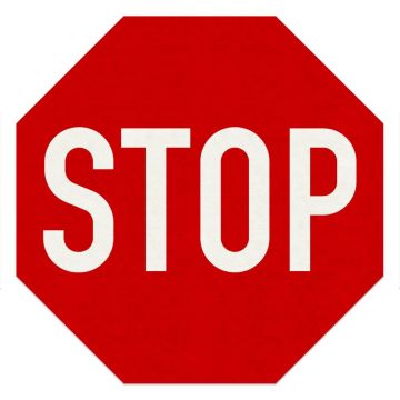 PREMARK Thermoplastik, STOP, Ø 600 mm