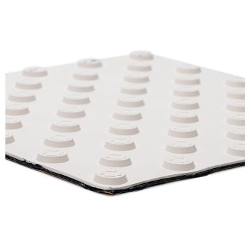 TacPad MTA MX15 Taktile Noppenplatte, DIN 32984, zum Aufkleben, 300 x 300 mm, weiß
