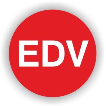 Stromkreisaufkleber "EDV"