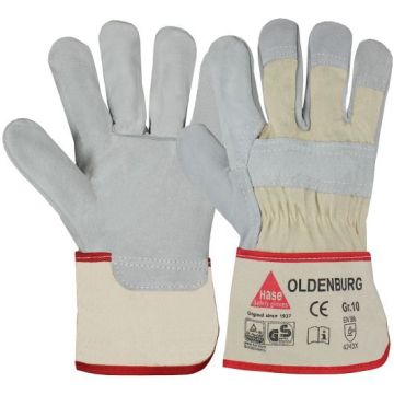 Hase Lederhandschuhe Oldenburg, 12 Paar