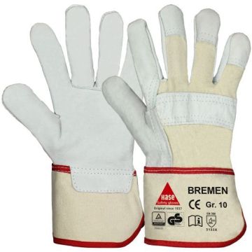Hase Lederhandschuhe Bremen, 12 Paar