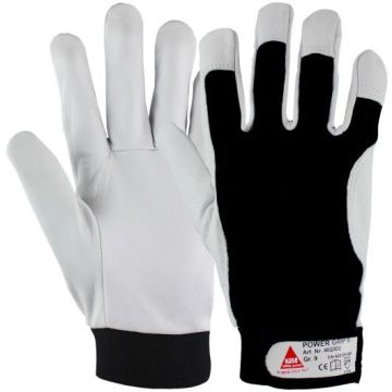 Hase Montagehandschuhe Power Grip II, Ziegennappaleder, 10 Paar