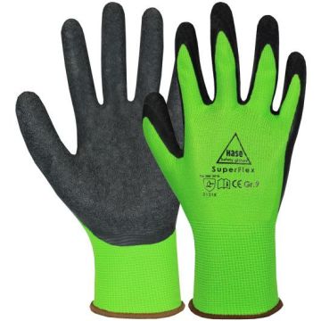 Hase Montagehandschuhe SuperFlex green, 10 Paar