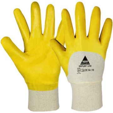 Hase Nitrilhandschuhe Erfurt Lite, gelb, 12 Paar