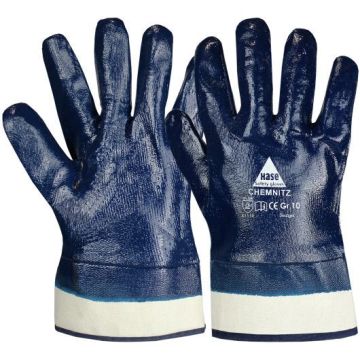 Hase Nitrilhandschuhe Chemnitz, blau, 12 Paar