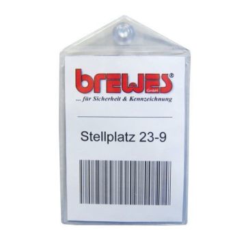 Hänge-Folientasche, Weich- PVC, transparent Hochformat