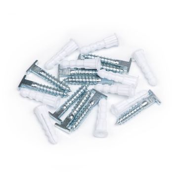 T-Schrauben 6 x 37 mm + Fischer Dübel Sx8 10 Schrauben + 10 Dübel/VE