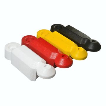 Leitborde, Fahrbahntrenner, Gummi, 160x160x600 mm