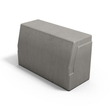 Tasiko® Hochbord Halbstein 500x200x300 mm, Typ KS2-7.2, grau, für Einfassungen & Abgrenzungen
