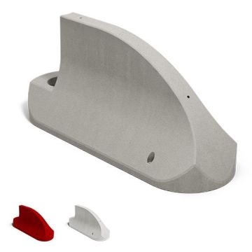 Tasiko® Leitelement Anfangsstein 1000x400x500 mm  mit Schraubvorrichtung und Gelenk
