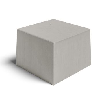 Tasiko® Trapezpoller 1000x1000x700 mm Grau