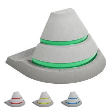 Tasiko® Kegelpoller Typ Ivb 1457x1713x940 mm  mit Zusatzfuß und Reflexfolie, waagerecht