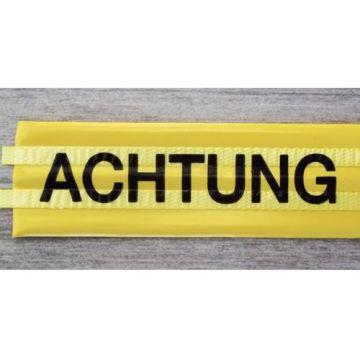 Trassenwarnband DIN EN 12613, Achtung Versorgungsleitung, gelb, 150 mm
