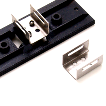 Adapter/Sockel zur Fixierung von Schilderträgern