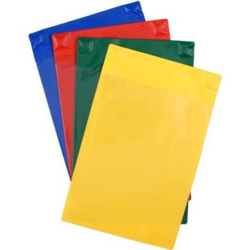 Magnettasche DIN A4, hoch, versch. Farben Vorderseite: transparent, 230 x 360 mm