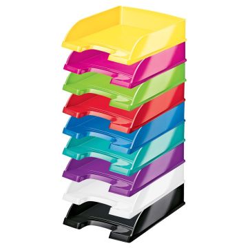 Leitz WOW Briefkorb DIN A4, vers. Farben, 5 Stück