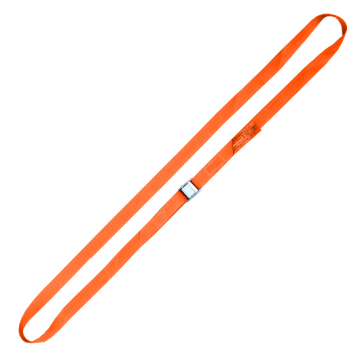 Zurrgurt mit Klemmschloss, 25 mm, Länge 6 m, orange