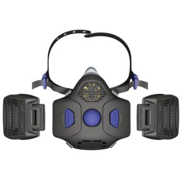 3M HF-800 Halbmaske mit Sprechmembran und 3M™ Secure-Click™ Filtersystem