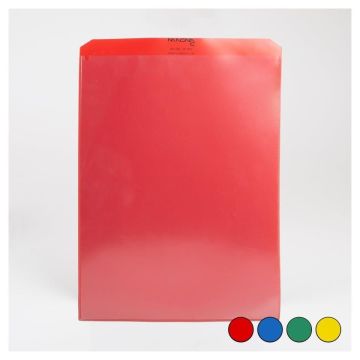 Magnettasche DIN A4, hoch, vers. Farben Vollflächig magnetisch, 5 Stück
