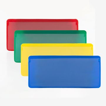 Magnetische Etikettenhalter, oben offen, in verschiedenen Farben, 110 x 50 mm