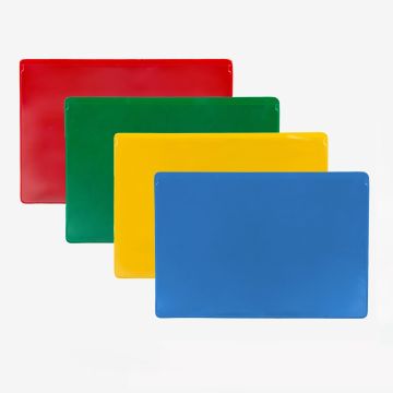 Magnetische Etikettenhalter, oben offen, in verschiedenen Farben, 160 x 110 mm