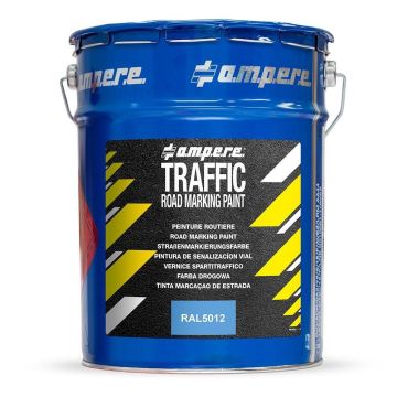 Traffic Road Marking Paint® Straßenmarkierungsfarbe, 5 kg, blau (ca. RAL 5012)