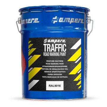 Traffic Road Marking Paint® Straßenmarkierungsfarbe, 5 kg, weiß (ca. RAL 9016)