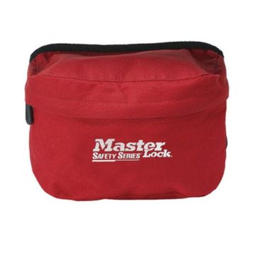 Kompakte Gürteltasche für Vorrichtungen zur Sicherheitsverriegelung, rot
