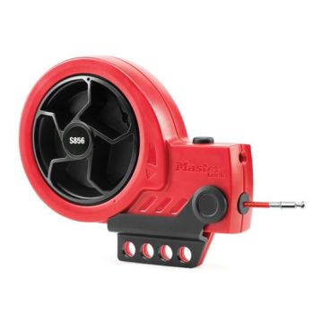 Kabelverriegelungsvorrichtung mit Einzug, Kabel mit Stahlkern, 2,74 m, rot