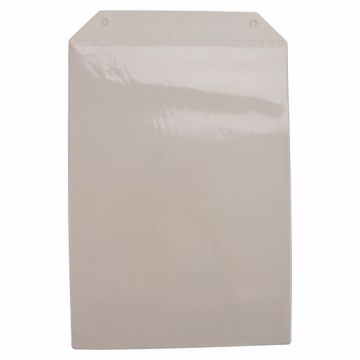 Dokumententasche, magnetisch, DIN A4, hoch, beige, Vorderseite: transparent, 220 x 310 mm