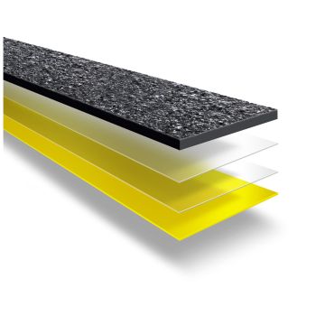 Antirutschbelag MT "Secure OP" 2500 x 1250 x 2 mm Rutschhemmung R12, schwarz