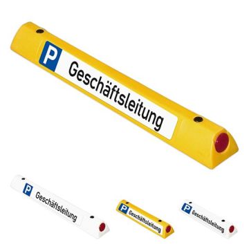 Parkplatzbegrenzung, Geschäftsleitung, PE, verschiedene Farben und Größen, rote Reflektoren