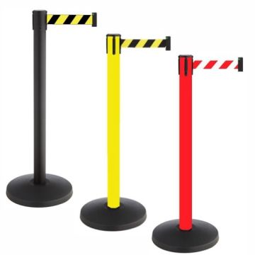 Allroundline Gurtpfosten, Metall, 4 m Auszugslänge