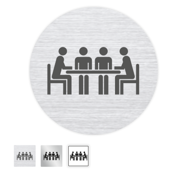 Hinweisschild m. Piktogramm, Konferenzraum, verschiedene Ausführungen